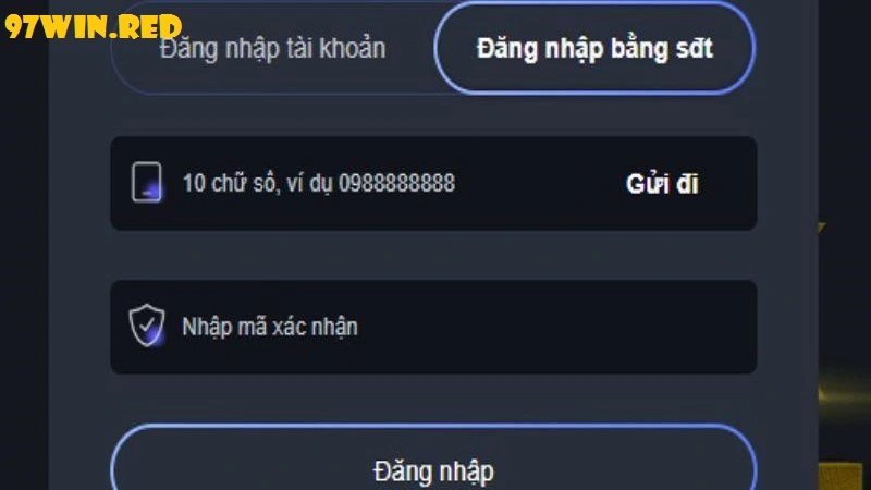 Đăng nhập 97win cực nhanh chóng cho tân binh